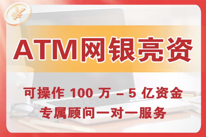新华ATM机、网银亮资显账
